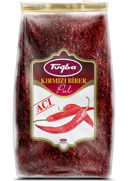 Tuğba Kuruyemiş Pul Biber 160 gr (Çok Acı)