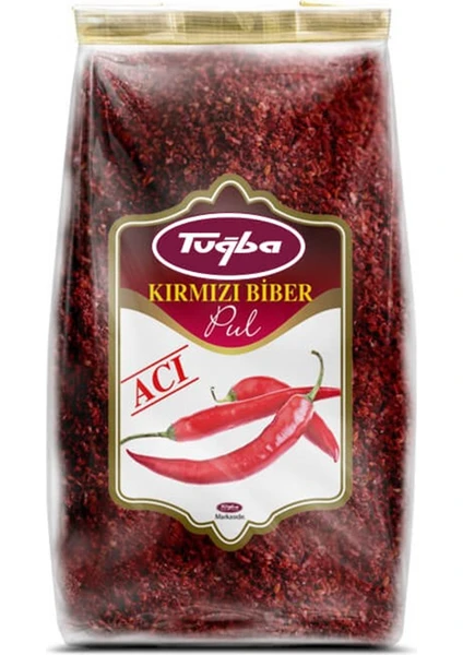 Tuğba Kuruyemiş Kırmızı İpek Pul Biber Acı 160 gr