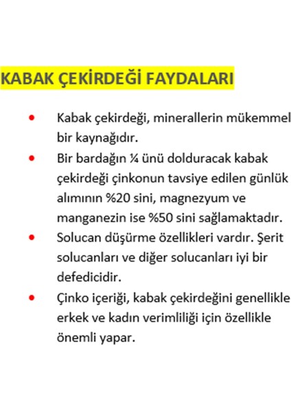 Iç Kabak Çekirdeği 192 gr Tuzlu modelleri