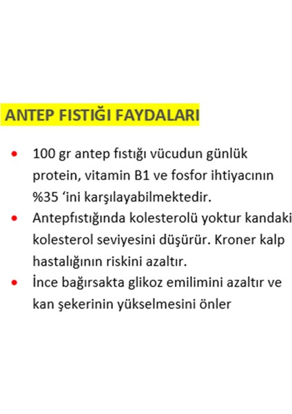 Tuğba Kuruyemiş Antep Fıstığı 500 gr