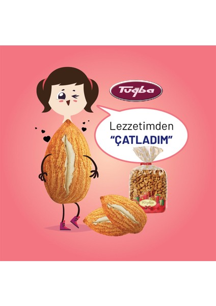 Tuğba Kuruyemiş Badem 250 gr Tuzlu