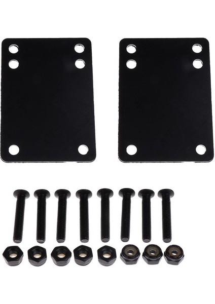 Kaykay Donanım Kauçuk Yükselticiler Kaykay Vida Somun Siyah 3mm Pad + 6mm Ped (Yurt Dışından) fırsatları