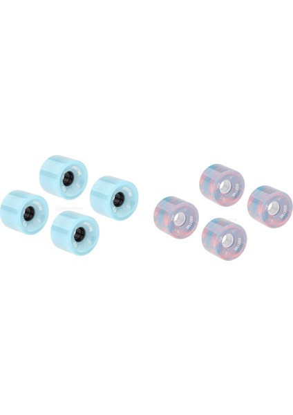 8 Parça Kaykay Tekerlekleri Longboard Pu Rulo Bakım Tekerlek Aksesuarları (Yurt Dışından)