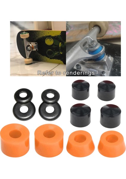 Kaykay Burç Yedek Çift Rocker Yıkayıcılar Kaykay Aksesuar Turuncu (Yurt Dışından) modelleri