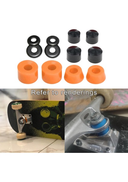 Kaykay Burç Yedek Çift Rocker Yıkayıcılar Kaykay Aksesuar Turuncu (Yurt Dışından) fırsatları