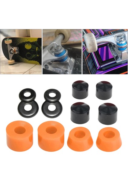 Kaykay Burç Yedek Çift Rocker Yıkayıcılar Kaykay Aksesuar Turuncu (Yurt Dışından) indirimleri