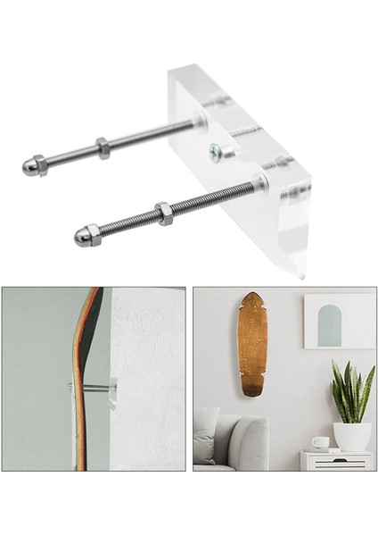 3 Adet Kaykay Duvar Montaj Asılı Longboard Ekran Garaj Raf Tutucu Temizle (Yurt Dışından) fırsatları