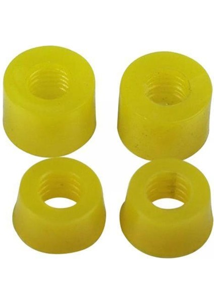 2 Adet Kaykay Longboard Yedek Burçlar Balık Plakası Durometreler Sarı 85A (Yurt Dışından)