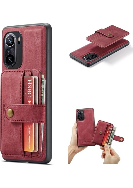 Xiaomi Redmi Için K40 / K40 Pro Jeehood Rfıd Engelleme Hırsızlığa Karşı Cüzdan Telefon Kılıfı (Yurt Dışından)