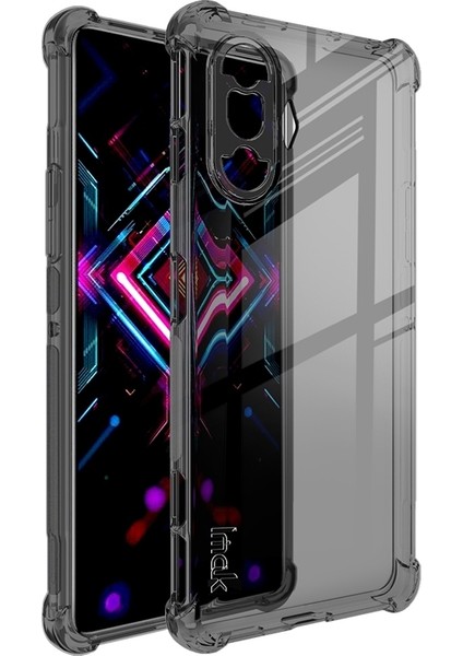 Xiaomi Redmi K40 Için Imak Ekran Koruyuculu Her Şey Dahil Darbeye Dayanıklı Hava Yastığı Tpu Kılıf (Yurt Dışından)