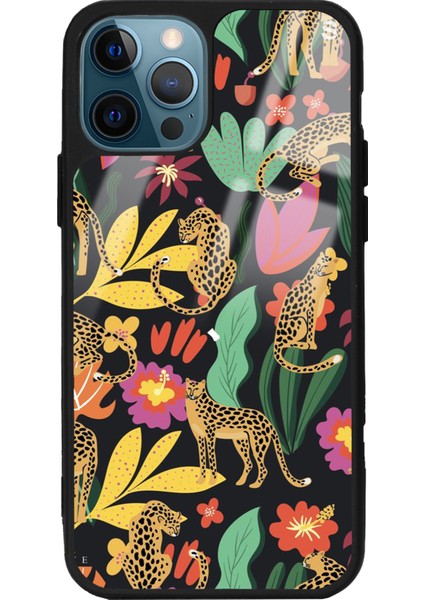 Apple iPhone 11 Pro Max Çiçekli Kediler Tasarımlı Glossy Telefon Kılıfı