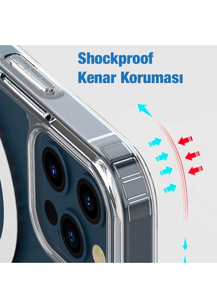 iPhone 12 Pro Max 6.7inç Magsafe Uyumlu Manyetik Kılıf fırsatları