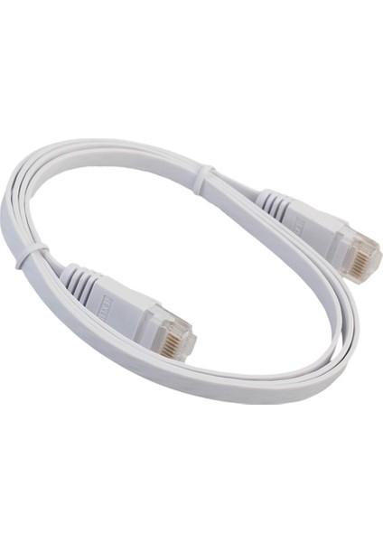 Düz Ethernet Cat6 Ağ Kablosu Yama Kurşun Akıllı Tv / 2m Beyaz(Yurt Dışından) fiyatları