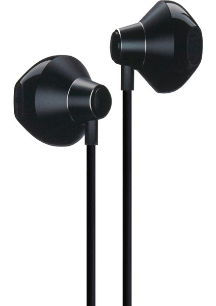 IX-E12 Type-c Mikrofonlu Stereo Kulaklık Siyah