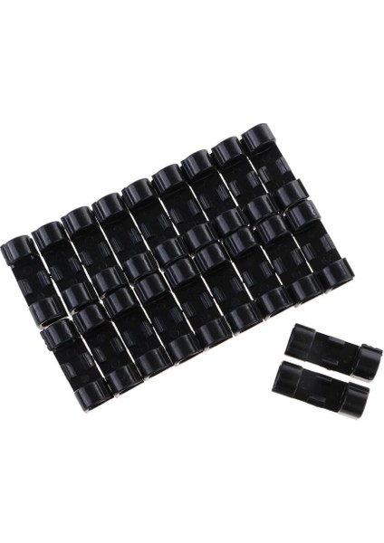 Bant Kablo Kılavuzu Ile Ayarlanabilir Kablo Braketi Kelepçe-Siyah Siyah modelleri