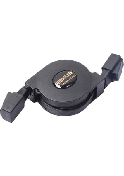 3 Adet -Flat Cat6 Yama Ethernet Lan Ağ Geri Çekilebilir Kablo - Siyah, 2m 3 Adet fırsatları