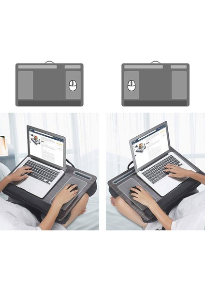 Kucak Masası Laptop Masa Standı Bilek Dinlenme Telefon Tablet Tutucu Gri modelleri