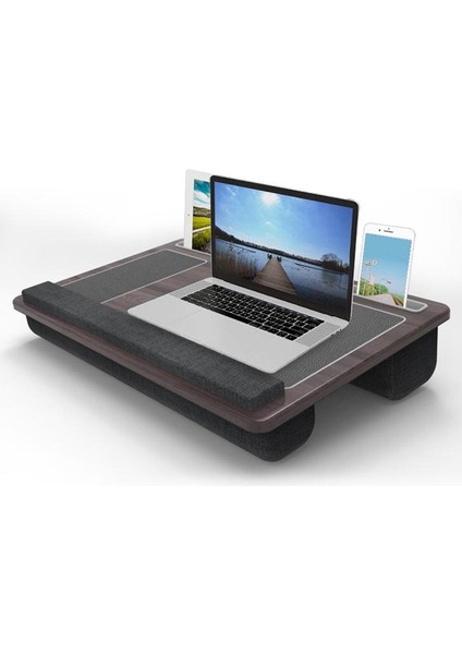 Kucak Masası Laptop Masa Standı Bilek Dinlenme Telefon Tablet Tutucu Gri fırsatları