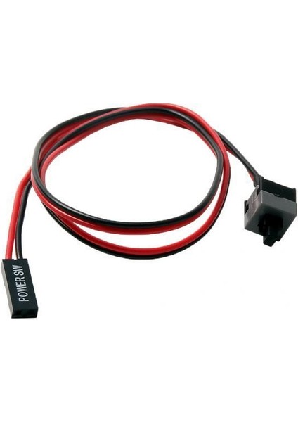 3 Adet 2 Pin Pc Anakart Güç Anahtarı Kablosu Anlık Açma / Kapalı Push Button Kablosu