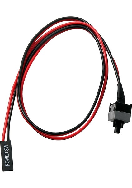 3 Adet 2 Pin Pc Anakart Güç Anahtarı Kablosu Anlık Açma / Kapalı Push Button Kablosu