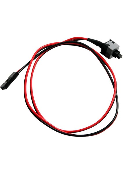3 Adet 2 Pin Pc Anakart Güç Anahtarı Kablosu Anlık Açma / Kapalı Push Button Kablosu