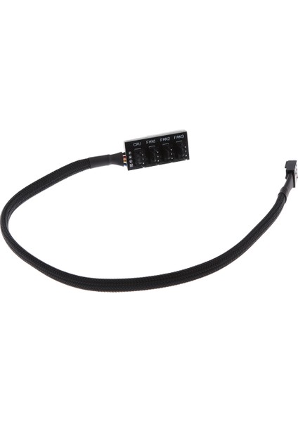1 - 4-Pin Pwm Cpu Soğutma Fanı Splitter Adaptörü Kablosu 37CM Uzunluk