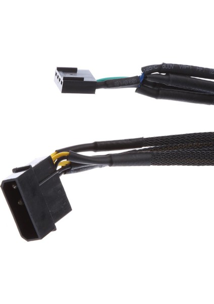 Bilgisayar Pc 4-Pin Fan Güç Kablosu Y 5 Yollu Ayırıcı Kurşun Bağlayıcı Adaptörü modelleri