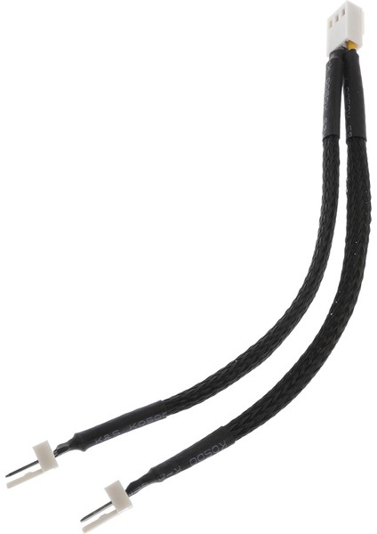 3 Pin Fan Güç Splitter Kablo Kurşun 1 Kadın Için 2 x Erkek 30 cm Anakart