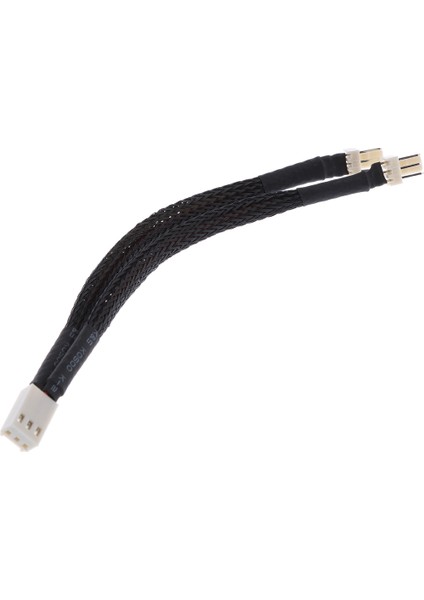 3 Pin Fan Güç Splitter Kablo Kurşun 1 Kadın Için 2 x Erkek 30 cm Anakart