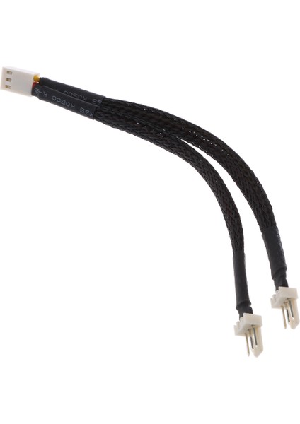 3 Pin Fan Güç Splitter Kablo Kurşun 1 Kadın Için 2 x Erkek 30 cm Anakart