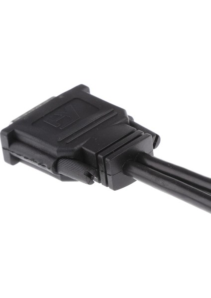 Dms-59 Pin Erkek Çift VGA Bayan Y Splitter Video Kartı Adaptörü Kablosu
