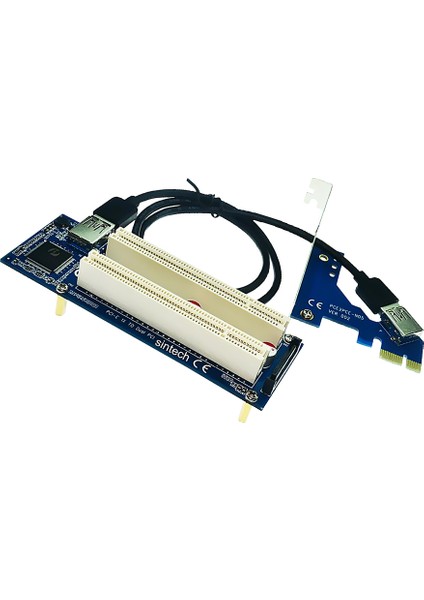 Pcı-E Express Ila 1 Genişletici Adaptörü Pcı Riser Kartı USB Madencilik Kartı