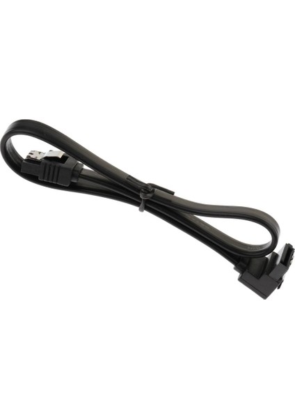 Sata Iıı Kablo (1 Paket) 90 Derece Fiş 12 Inç 6.0 Gbps Veri Kablosu Kilitleme Ile 305MM fırsatları