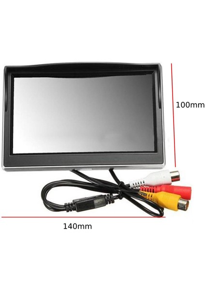 5 "lcd Ekran Monitör Araba Kamyon Dikiz Yedekleme Kamera Dash Standı Braketi Dash Standı Braketi