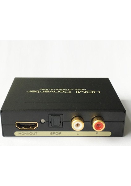 Hdmı Ses Extractor Splitter Hdmı Hdmı + Optik Spdıf Rca L / R Ses