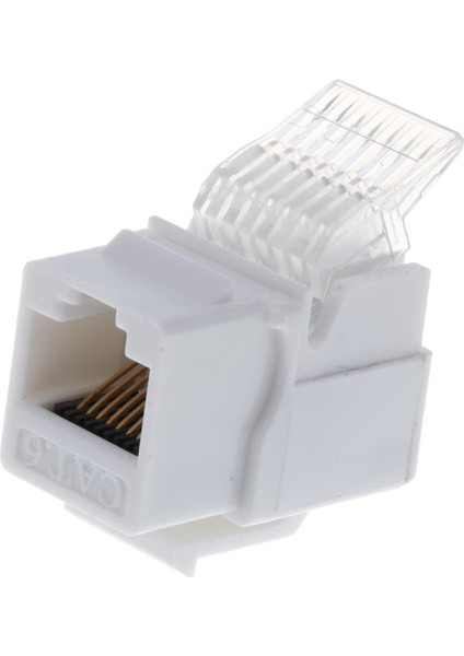 10 Adet Keystone Cat6 Ethernet Ağ Modülü Fiş Duvar Plakası Adaptörü (Yurt Dışından)