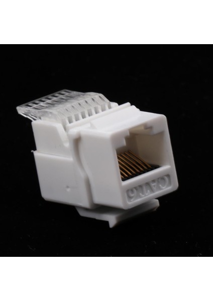 10 Adet Keystone Cat6 Ethernet Ağ Modülü Fiş Duvar Plakası Adaptörü (Yurt Dışından)