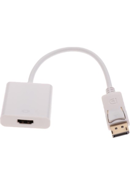 Dp Ekran Portu Erkek Hdmı Kadın Kablo Dönüştürücü Adaptörü Hp Dell Beyaz Için(Yurt Dışından)