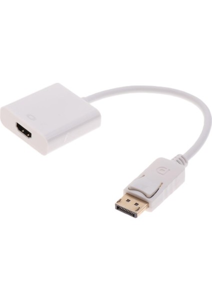 Dp Ekran Portu Erkek Hdmı Kadın Kablo Dönüştürücü Adaptörü Hp Dell Beyaz Için(Yurt Dışından)
