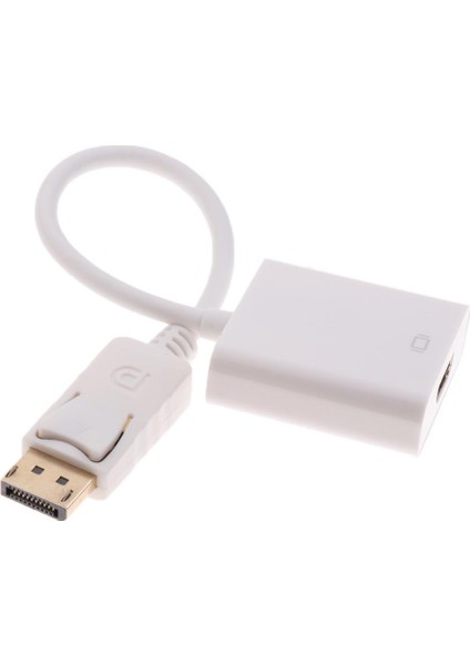 Dp Ekran Portu Erkek Hdmı Kadın Kablo Dönüştürücü Adaptörü Hp Dell Beyaz Için(Yurt Dışından)