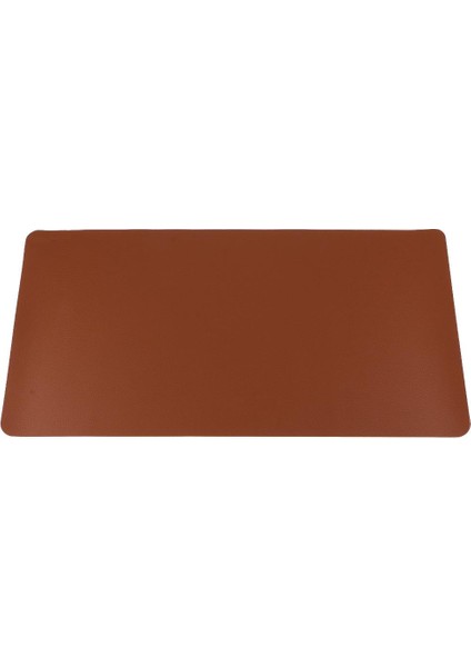 Çift Yan Kullanım 24 "X12" Pu Ther Oyun Mouse Pad Mat Pc Dizüstü Bilgisayar Için Kahverengi
