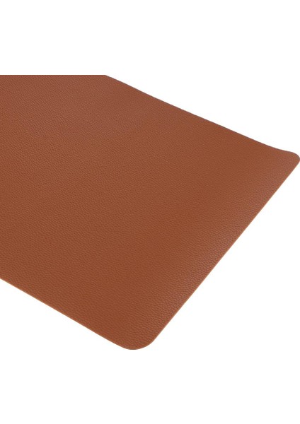 Çift Yan Kullanım 24 "X12" Pu Ther Oyun Mouse Pad Mat Pc Dizüstü Bilgisayar Için Kahverengi