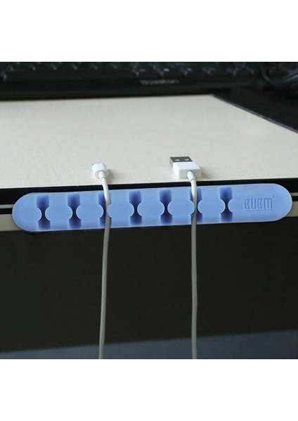 Kablo Tel Kordon Klipsi Fastener Organizatör Tutucu Hattı Düzenli Yönetim Mavisi fiyatları