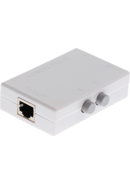 2port Manuel Ağ RJ45 Paylaşım Anahtarı Kutusu 2 1 / 1'de 2 Ethernet 100M # 2 (Yurt Dışından)
