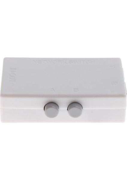 2port Manuel Ağ RJ45 Paylaşım Anahtarı Kutusu 2 1 / 1'de 2 Ethernet 100M # 2 (Yurt Dışından)