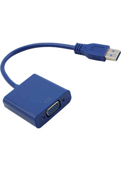 Usb3.0 Ila VGA Video Ekranı Win 7 Mavi Için Harici Kablo
