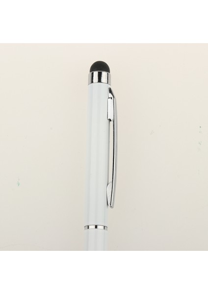 Kapasitif Kalem Dokunmatik Ekran Stylus Kalem Ped Telefon Tablet Laptop Için Beyaz fırsatları