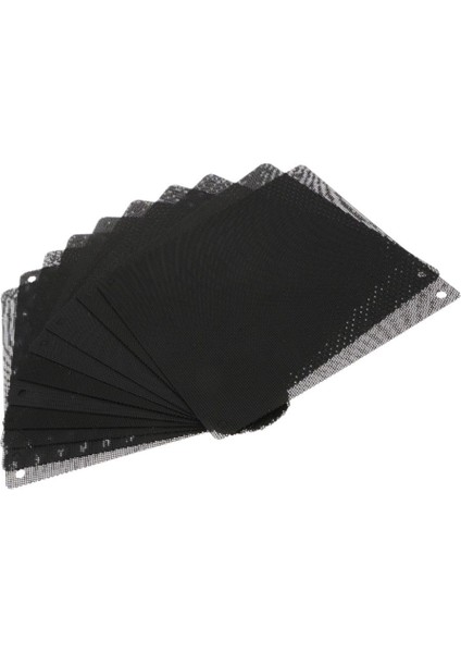 10 Paket Toz Geçirmez 12 cm Bilgisayar Kasa Fan Toz Filtre Guard Izgara Kapak Siyah indirimleri