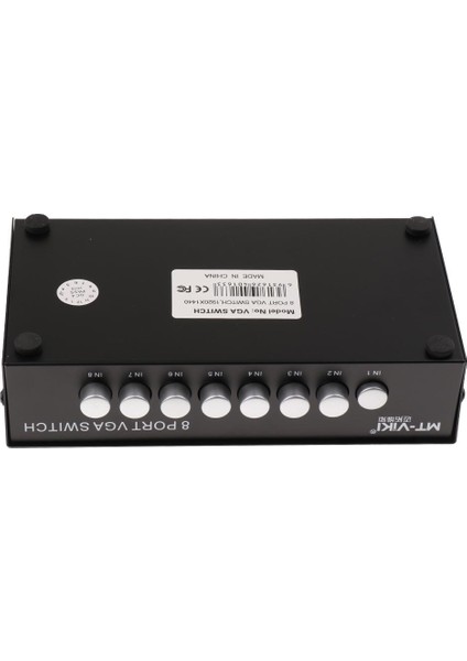 8 Port VGA LCD Monitör Anahtarı Manuel 8 Ila 1 Seçici Kutu Kümesi Pc Için Splitter