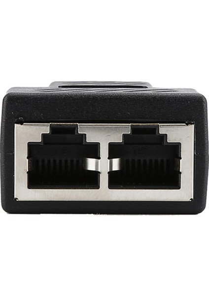 RJ45 Y Adaptörü Splitter Ağ Cat5 Cat6 3-Yollu Bağlayıcı Lan Kablosu Siyah (Yurt Dışından) modelleri